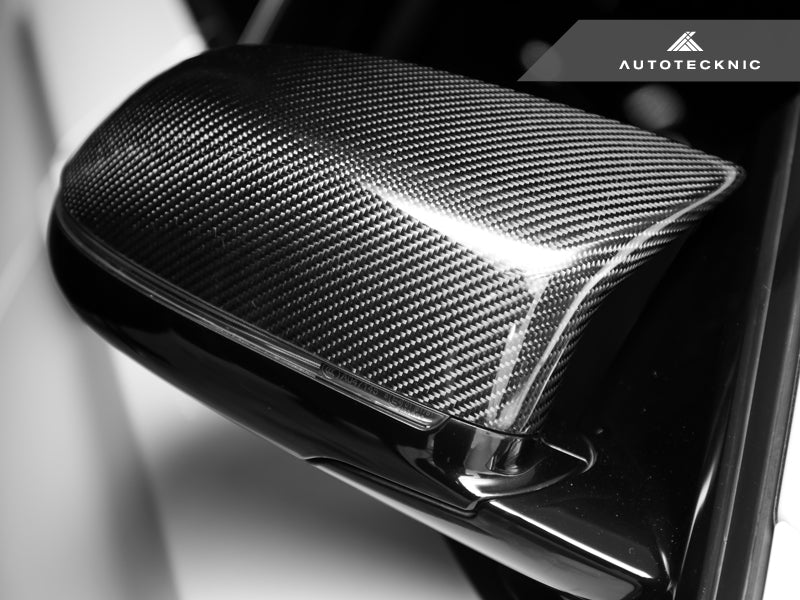 AutoTecknic Replacement Carbon Fiber Mirror Covers - BMW F85 X5M | F86 X6M