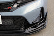 Honda Front Canard installed on Honda Civic Type R FL5 with FRP gloss coating for improved high-speed stability