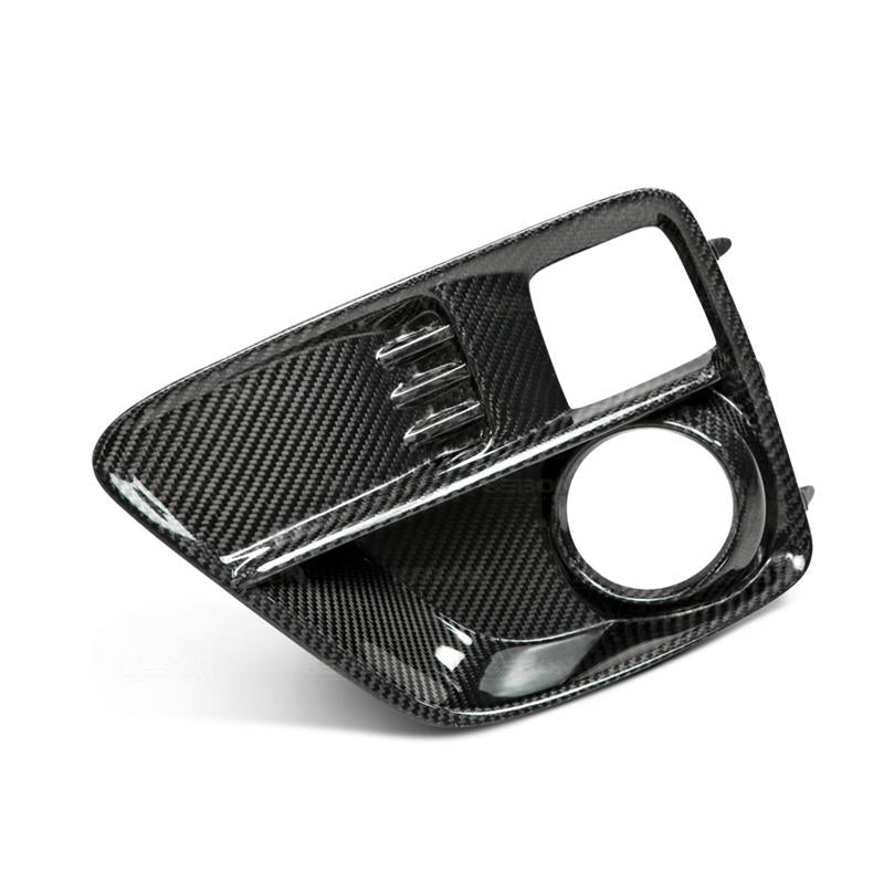 Seibon Carbon fiber fog light surrounds for 2015-17 Subaru Impreza WRX/STi pair