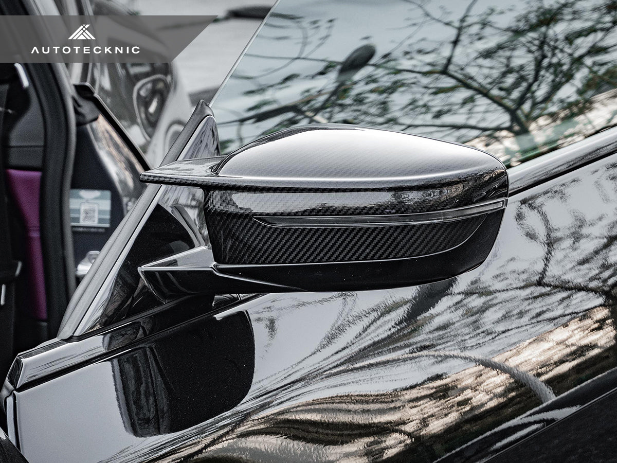 AutoTecknic G8X Style M-Inspired Version II Dry Carbon Mirror Covers - G20 3-Series | G22/ G26 4-Series