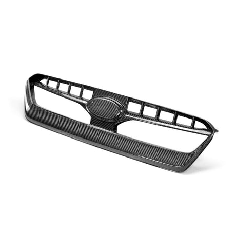 Seibon carbon fiber front grill for 2015 Subaru WRX OEM with glossy finish