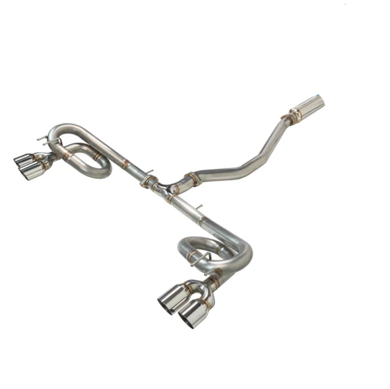 Remark 2022+ Honda Civic Hatchback Sport Touring with LINK LOOP catback exhaust and stainless steel tip open box display