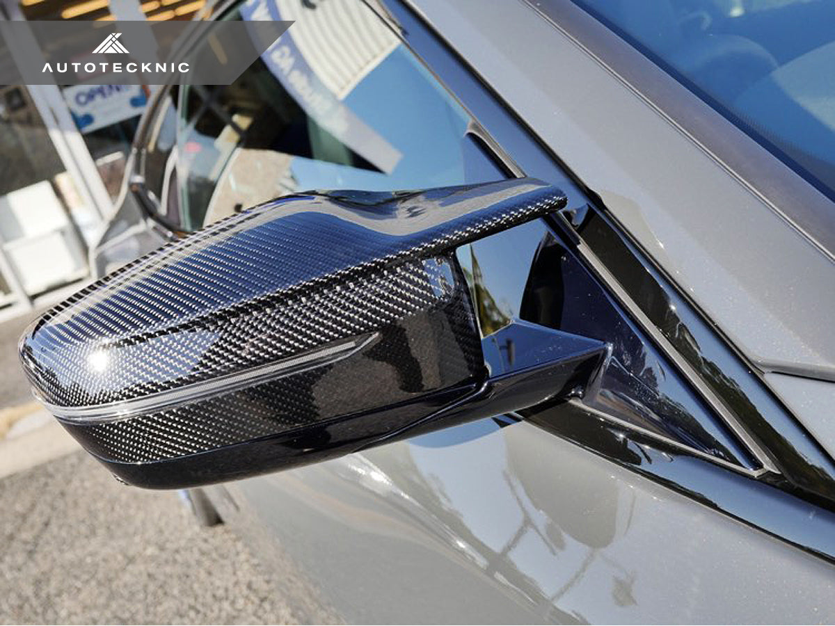 AutoTecknic G8X Style M-Inspired Version II Dry Carbon Mirror Covers - G20 3-Series | G22/ G26 4-Series