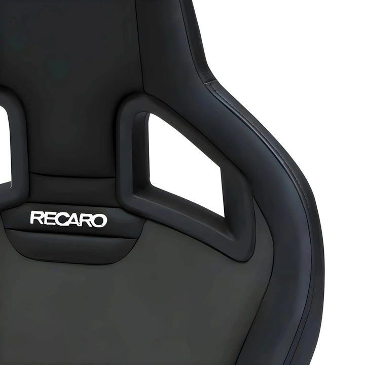 RECARO Dynamic Series Sportster CS Driver Seat in Vinyl Black / Suede Black