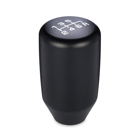 ESCO-T6 Shift Knob in satin black anodized 6061-T6 aluminum with Honda/Acura 6-speed gear pattern