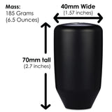 ACUITY ESCO-T6 Shift Knob in Satin Black Anodized Finish