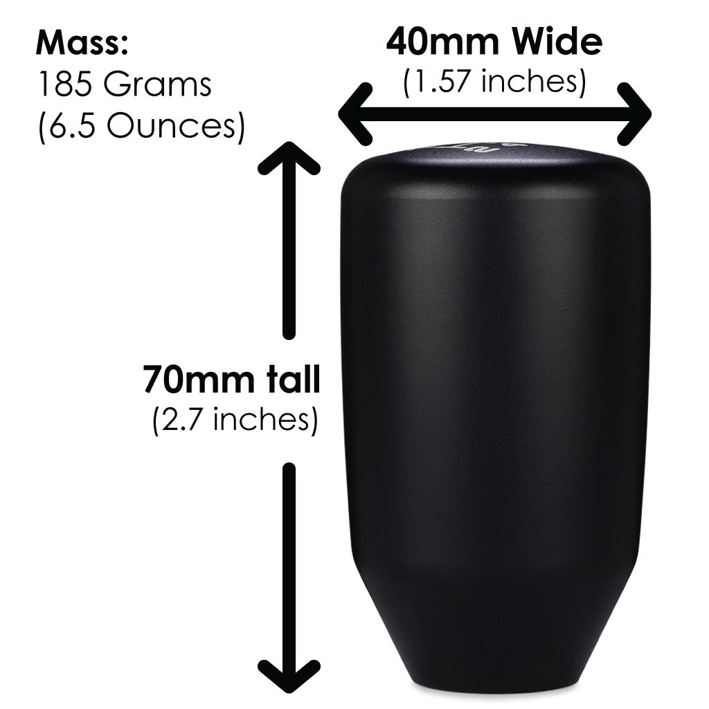 ACUITY ESCO-T6 Shift Knob in Satin Black Anodized Finish