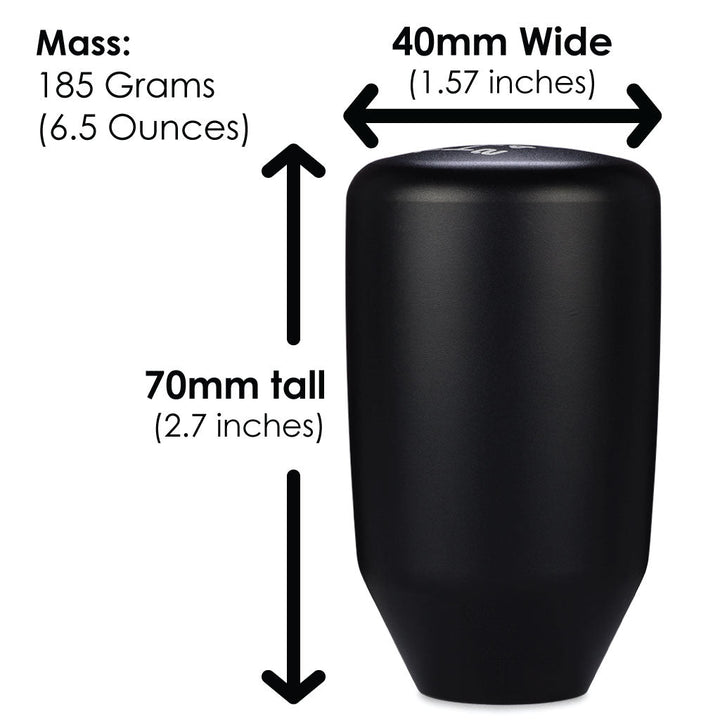 ACUITY ESCO-T6 Shift Knob in Satin Black Anodized Finish