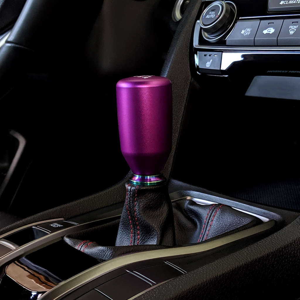 ACUITY ESCO-T6 Shift Knob in Satin Purple Anodized Finish