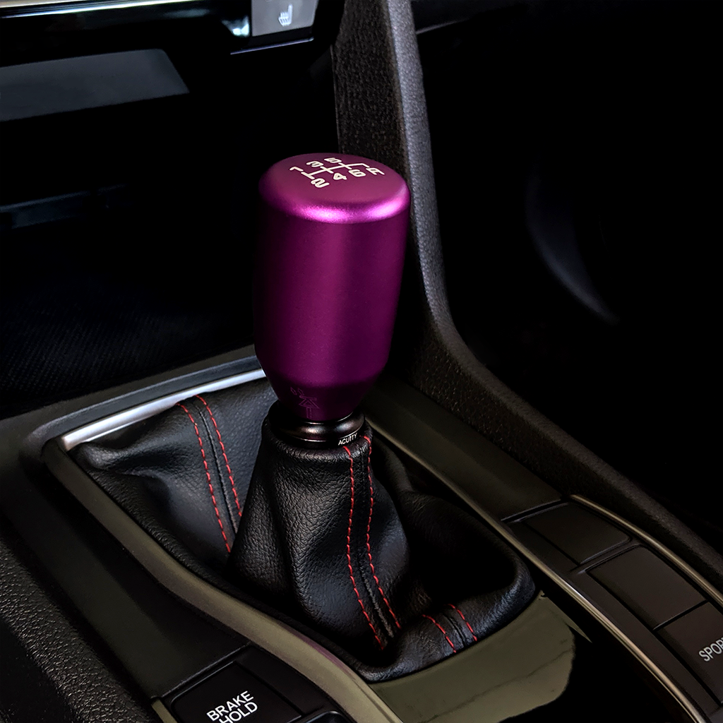 ACUITY ESCO-T6 Shift Knob in Satin Purple Anodized Finish