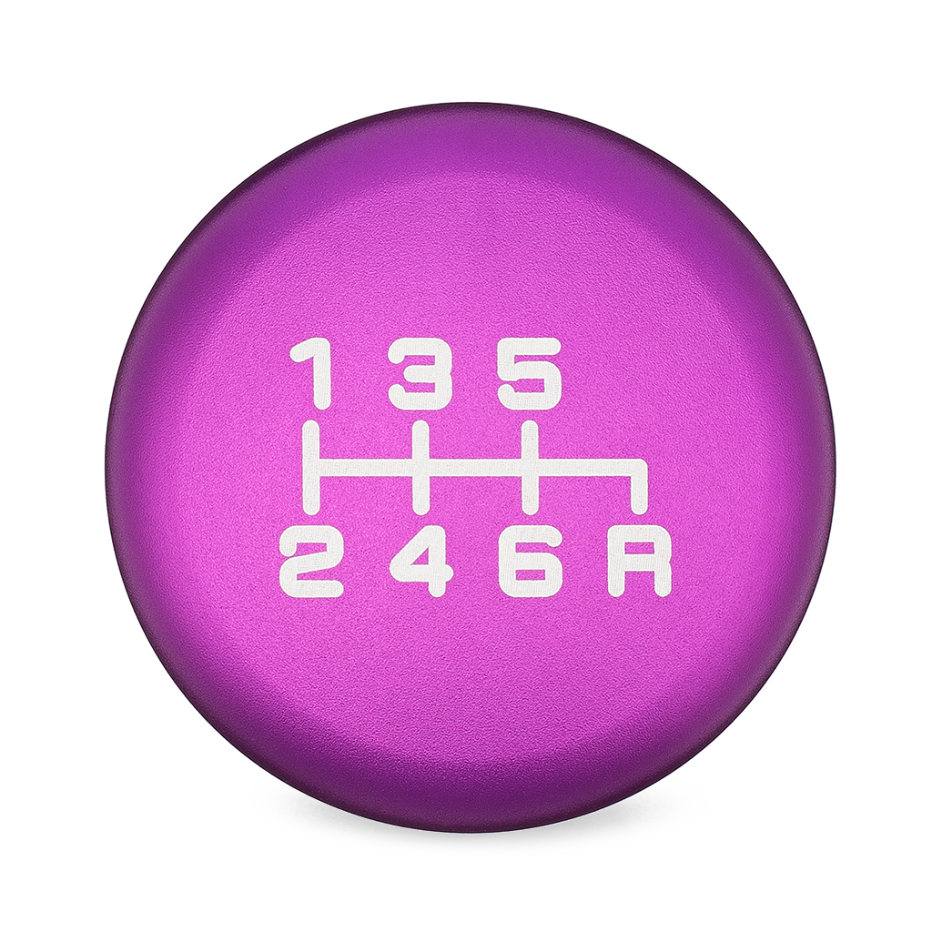 ACUITY ESCO-T6 Shift Knob in Satin Purple Anodized Finish