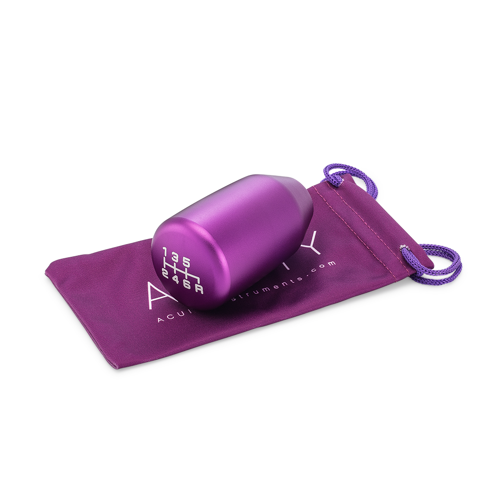 ACUITY ESCO-T6 Shift Knob in Satin Purple Anodized Finish