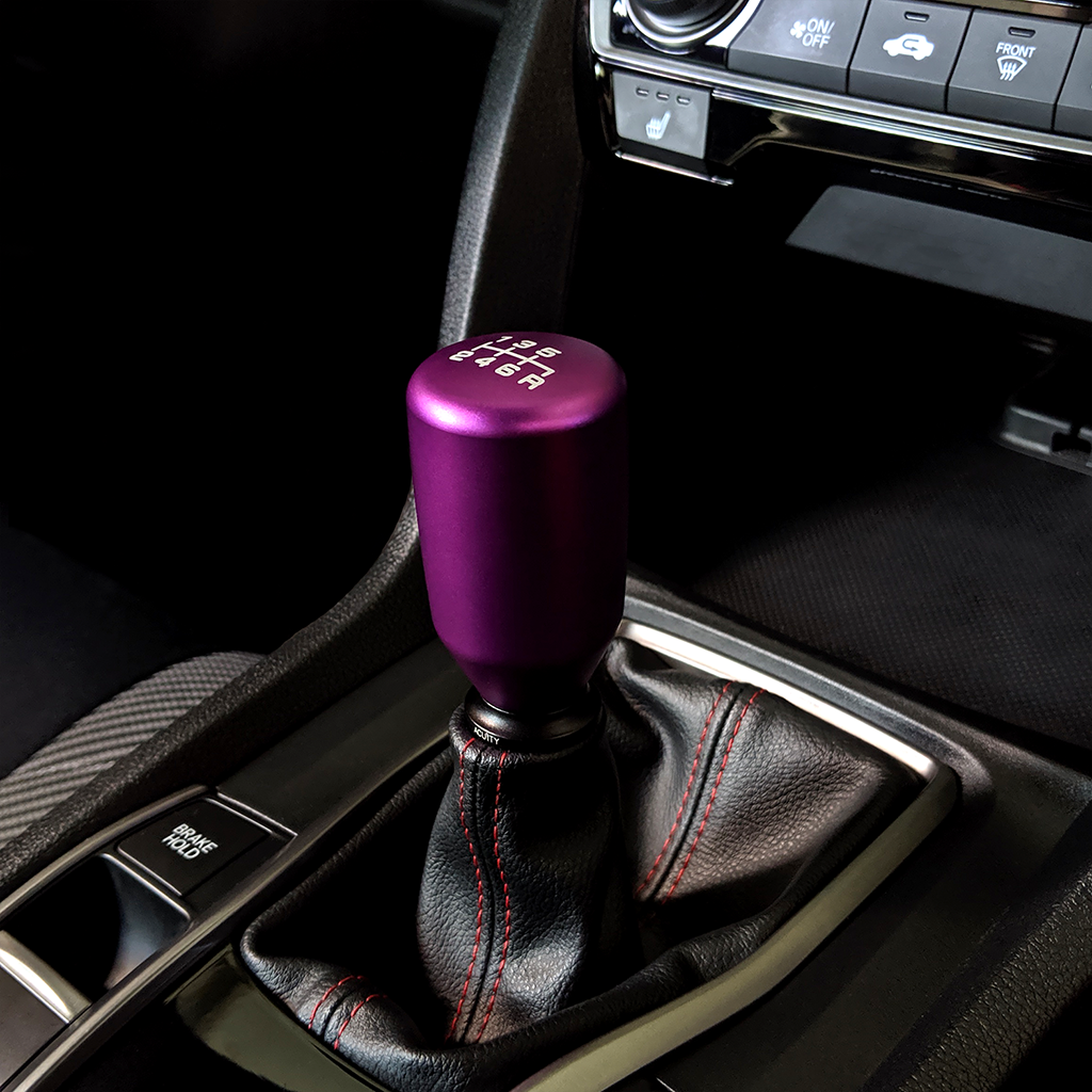 ACUITY ESCO-T6 Shift Knob in Satin Purple Anodized Finish