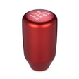 ACUITY ESCO-T6 Shift Knob in satin red 6061-T6 aluminum with laser-etched 6-speed Honda/Acura gear pattern