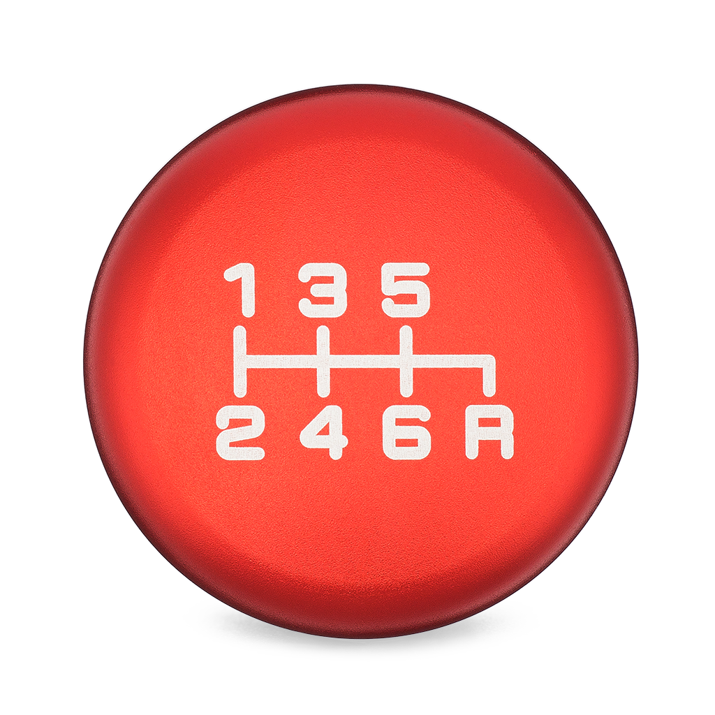 ACUITY ESCO-T6 Shift Knob in Satin Red Anodized Finish