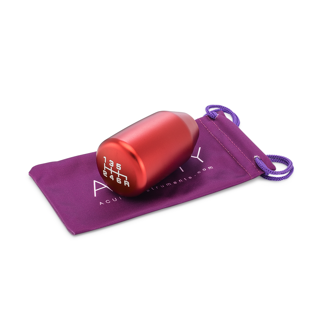 ACUITY ESCO-T6 Shift Knob in Satin Red Anodized Finish