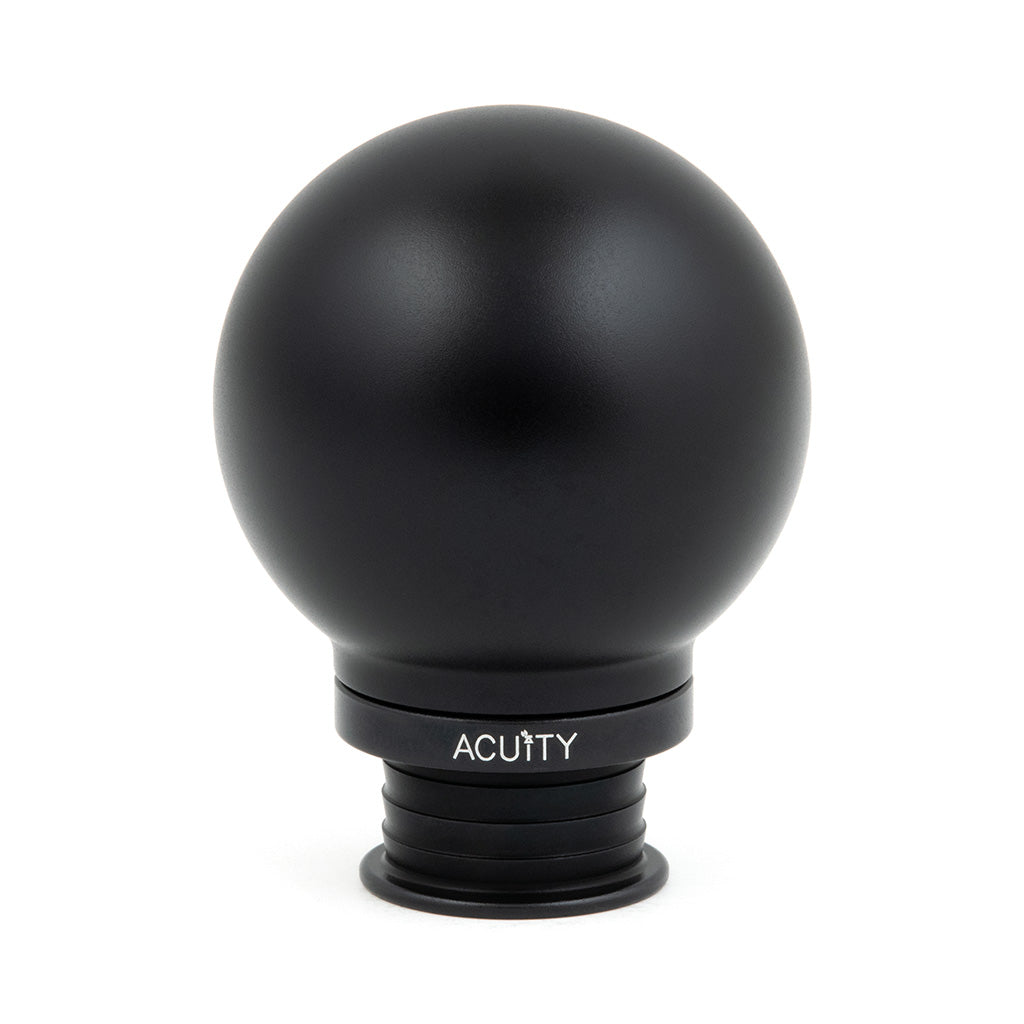 ACUITY POCO Low-Profile Shift Knob in Satin Black Anodized Finish