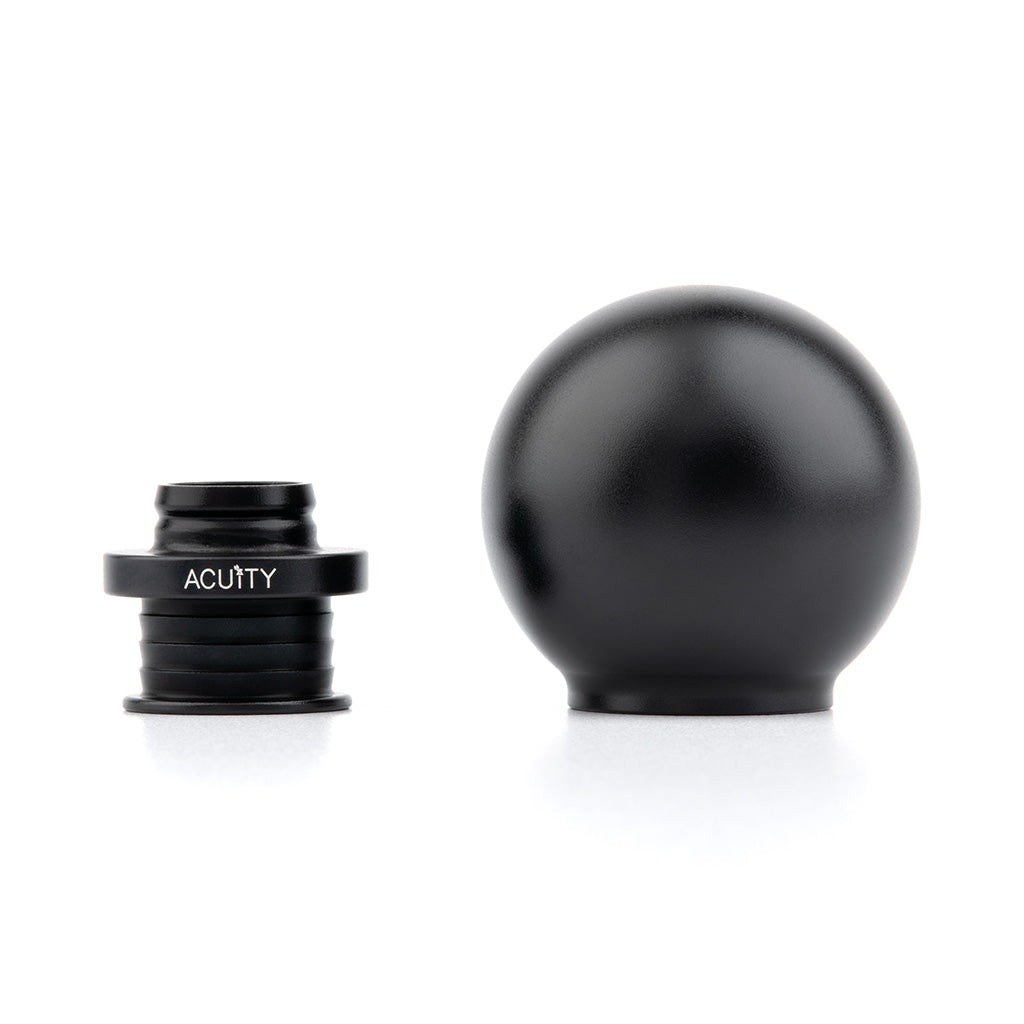 ACUITY POCO Low-Profile Shift Knob in Satin Black Anodized Finish