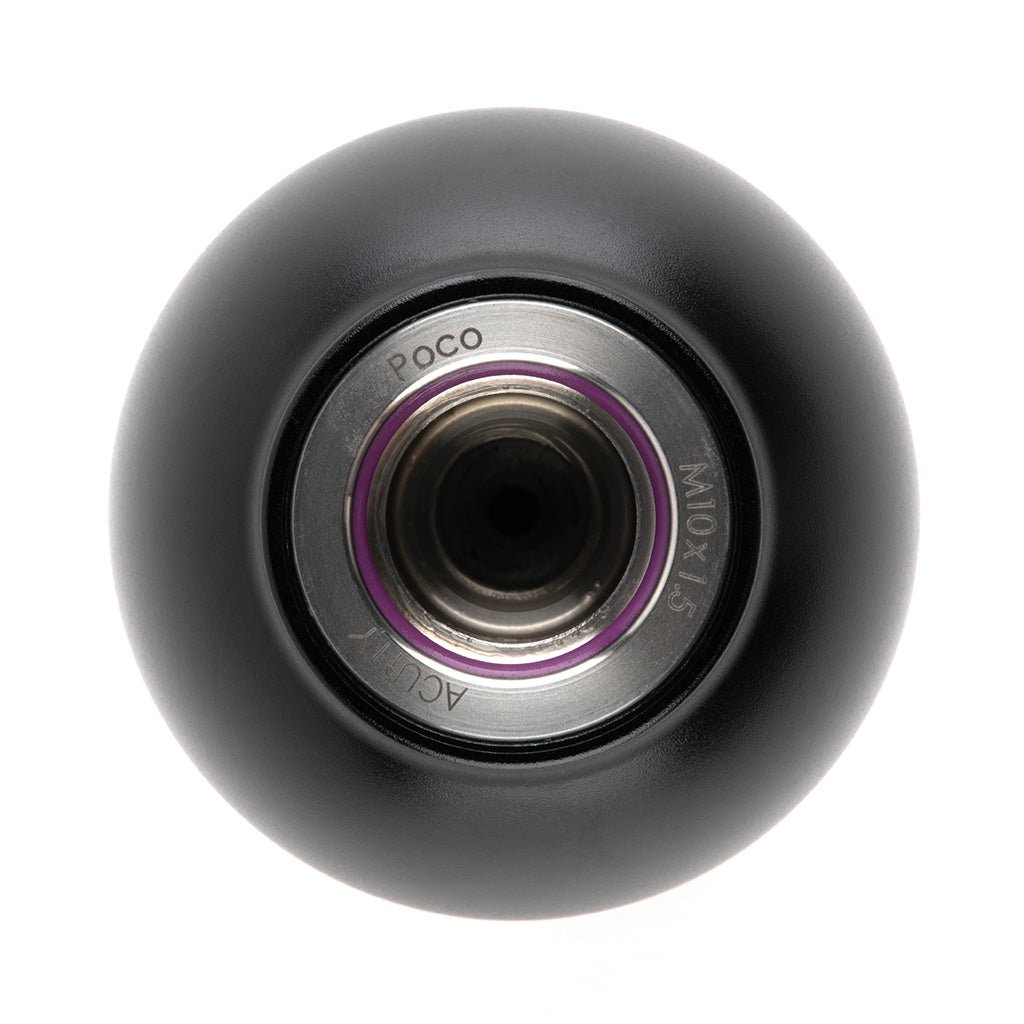 ACUITY POCO Low-Profile Shift Knob in Satin Black Anodized Finish