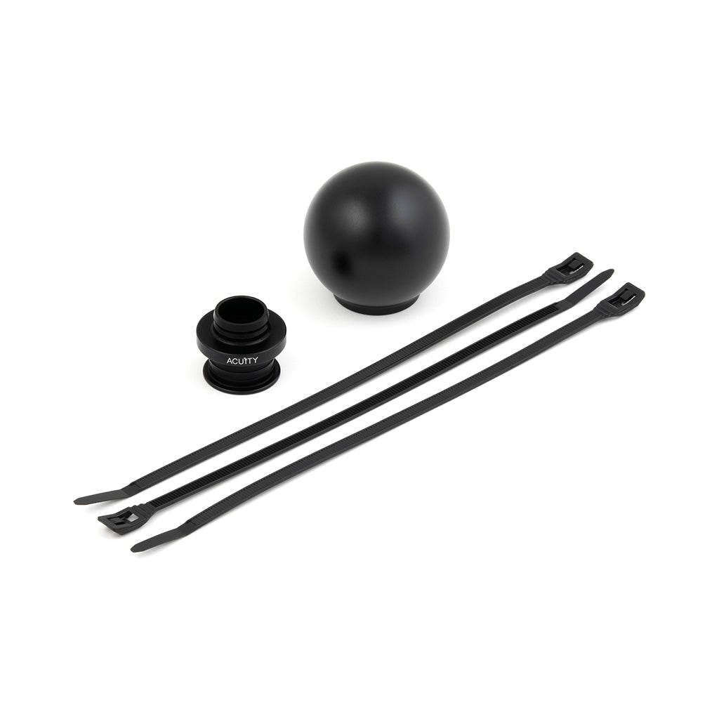 ACUITY POCO Low-Profile Shift Knob in Satin Black Anodized Finish