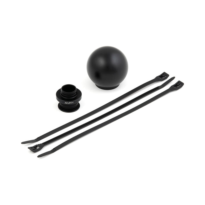 ACUITY POCO Low-Profile Shift Knob in Satin Black Anodized Finish