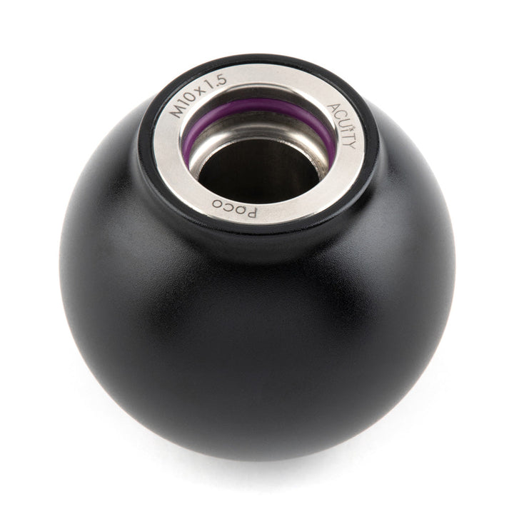 ACUITY POCO Low-Profile Shift Knob in Satin Black Anodized Finish