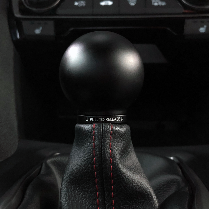 ACUITY POCO Low-Profile Shift Knob in Satin Black Anodized Finish