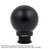 ACUITY Satin Black Aluminum Shift Boot Collar for POCO Shift Knobs