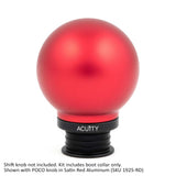 ACUITY Satin Black Aluminum Shift Boot Collar for POCO Shift Knobs