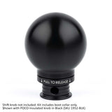 ACUITY Satin Black Aluminum Shift Boot Collar for POCO Shift Knobs