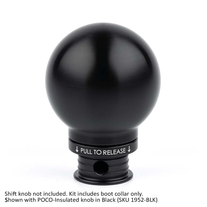 ACUITY Satin Black Aluminum Shift Boot Collar for POCO Shift Knobs