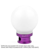 ACUITY Satin Purple Aluminum Shift Boot Collar for POCO Shift Knobs