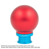 ACUITY Satin Teal Aluminum Shift Boot Collar for POCO Shift Knobs