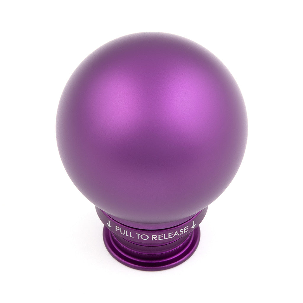 ACUITY POCO Low-Profile Shift Knob in Satin Purple Anodized Finish