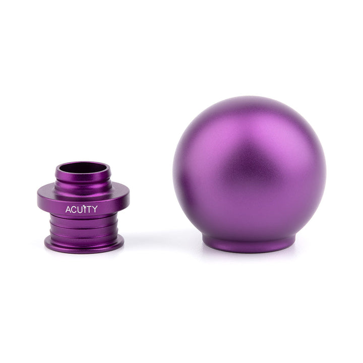 ACUITY POCO Low-Profile Shift Knob in Satin Purple Anodized Finish