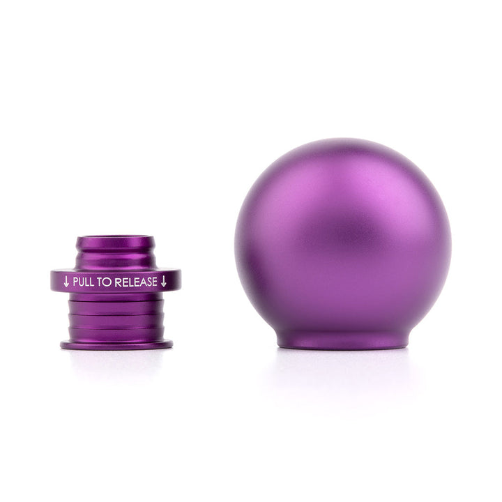 ACUITY POCO Low-Profile Shift Knob in Satin Purple Anodized Finish