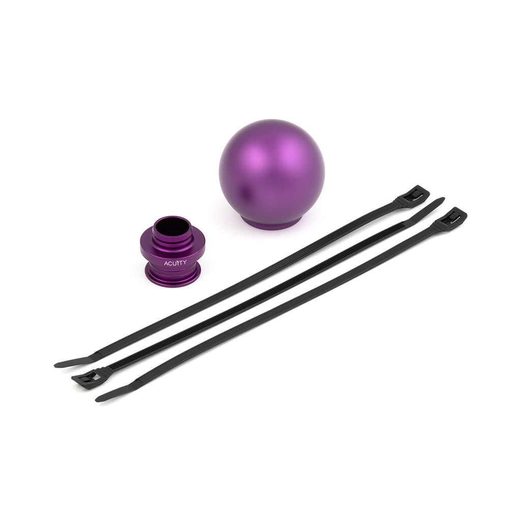 ACUITY POCO Low-Profile Shift Knob in Satin Purple Anodized Finish