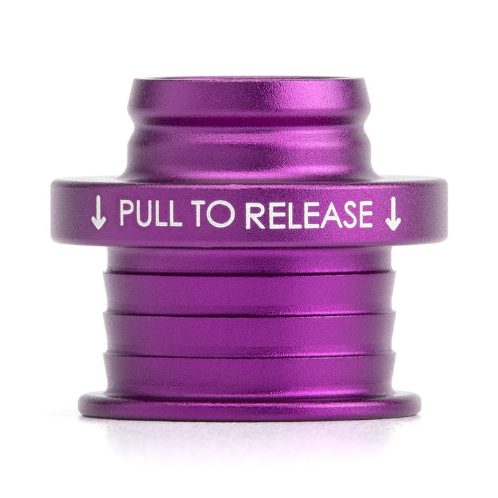 ACUITY POCO Low-Profile Shift Knob in Satin Purple Anodized Finish