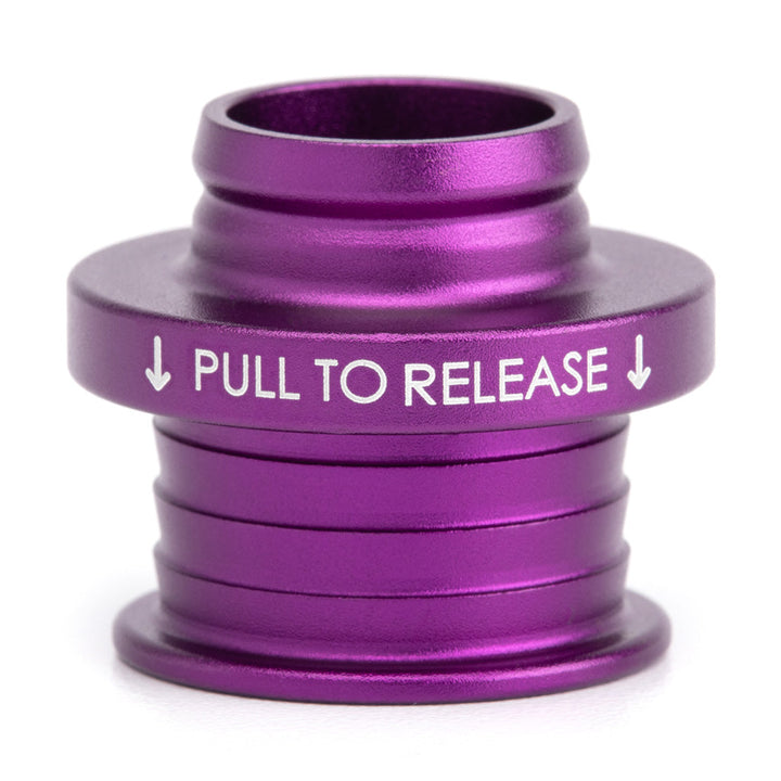 ACUITY POCO Low-Profile Shift Knob in Satin Purple Anodized Finish