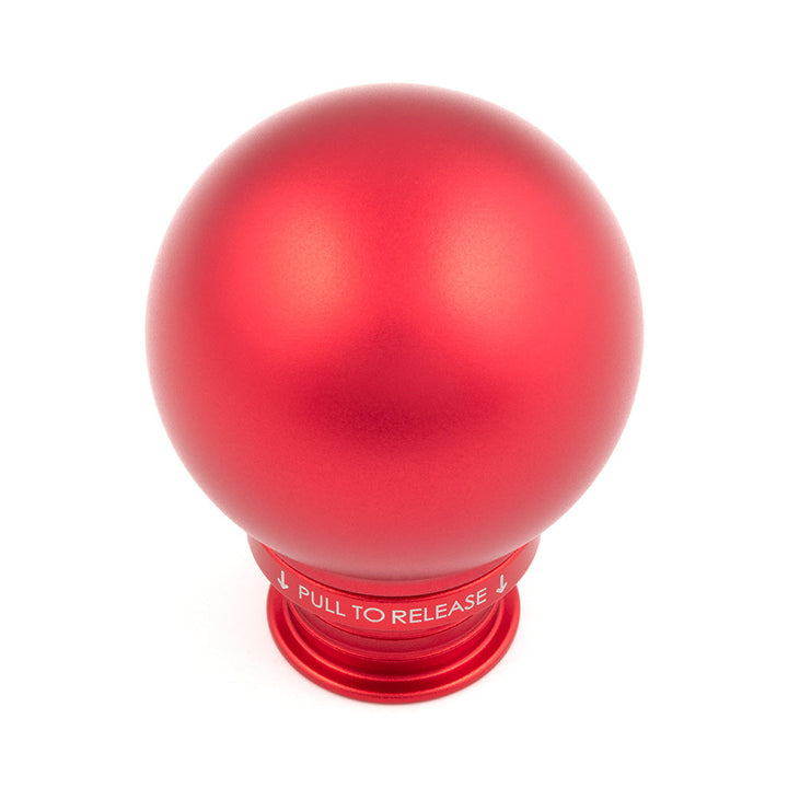 ACUITY POCO Low-Profile Shift Knob in Satin Red Anodized Finish