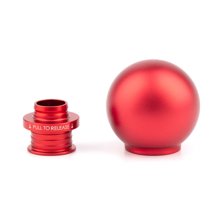 ACUITY POCO Low-Profile Shift Knob in Satin Red Anodized Finish