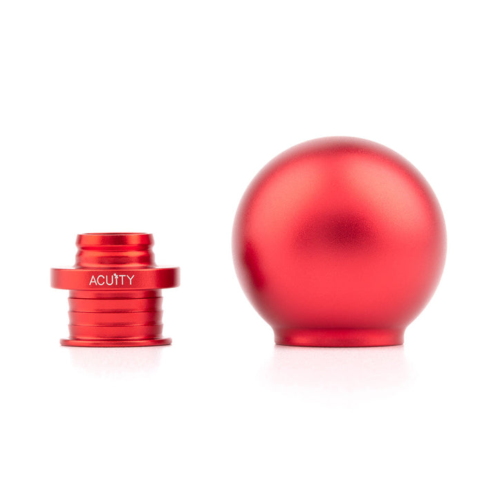 ACUITY POCO Low-Profile Shift Knob in Satin Red Anodized Finish