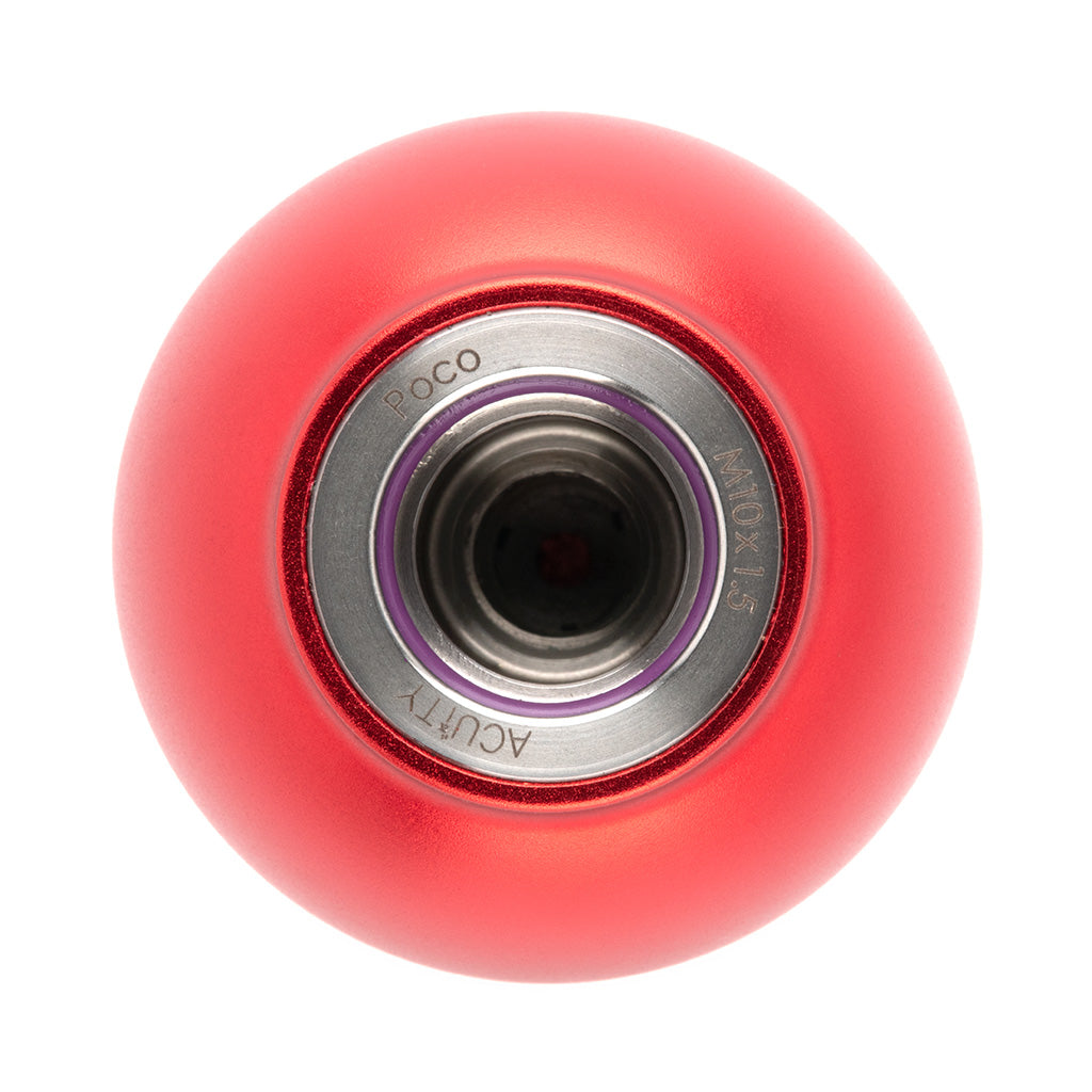 ACUITY POCO Low-Profile Shift Knob in Satin Red Anodized Finish