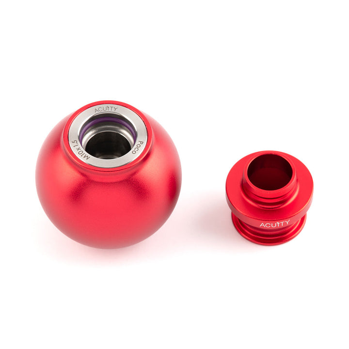 ACUITY POCO Low-Profile Shift Knob in Satin Red Anodized Finish