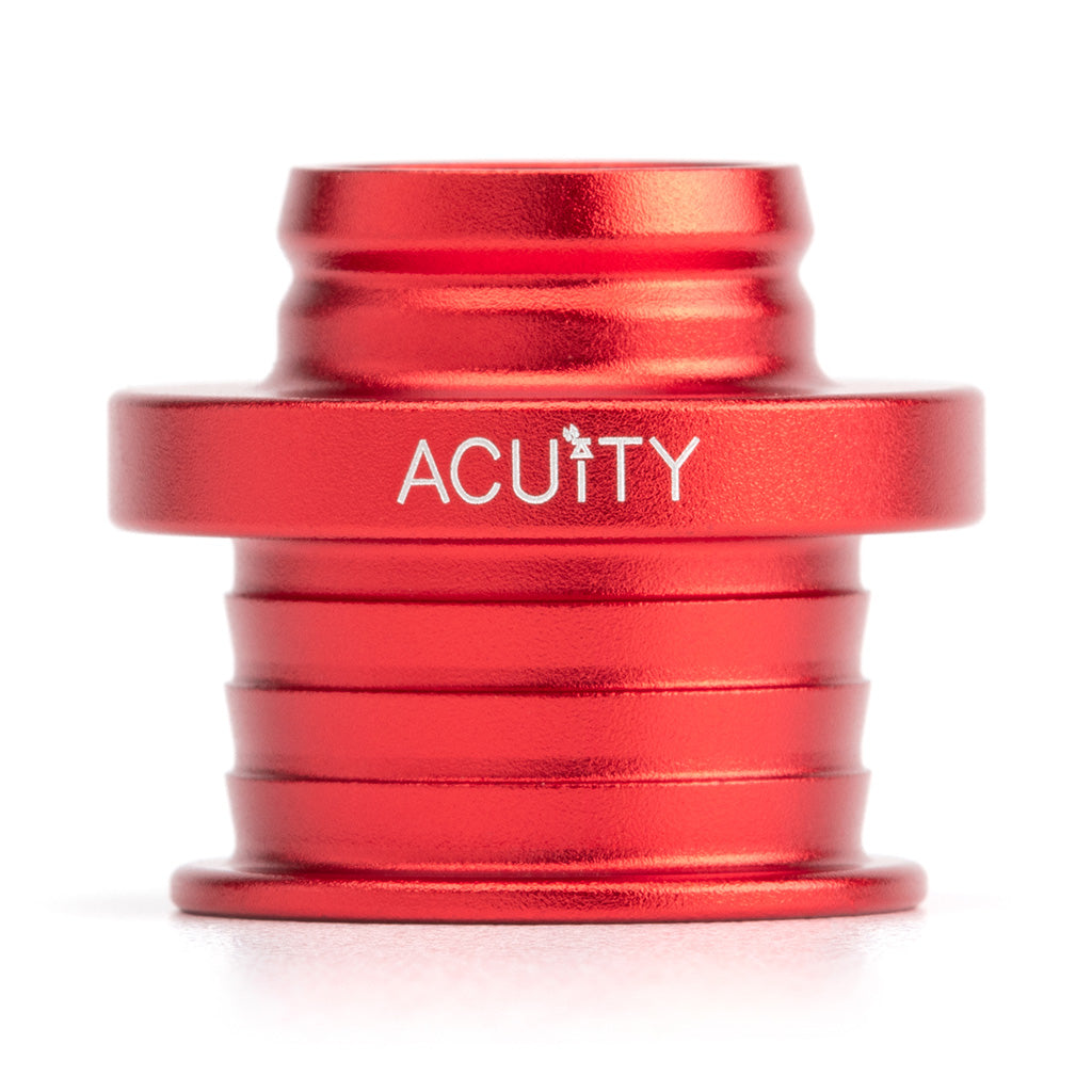 ACUITY POCO Low-Profile Shift Knob in Satin Red Anodized Finish