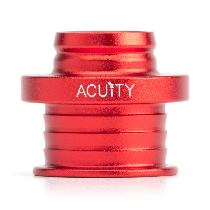 ACUITY POCO Low-Profile Shift Knob in Satin Red Anodized Finish