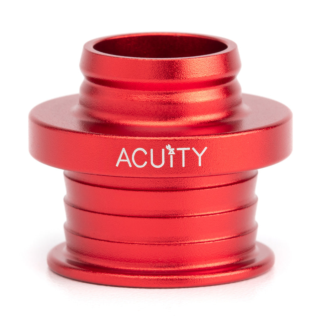 ACUITY POCO Low-Profile Shift Knob in Satin Red Anodized Finish