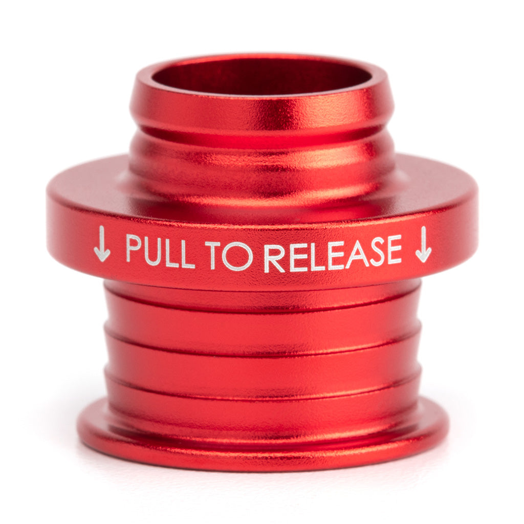ACUITY POCO Low-Profile Shift Knob in Satin Red Anodized Finish