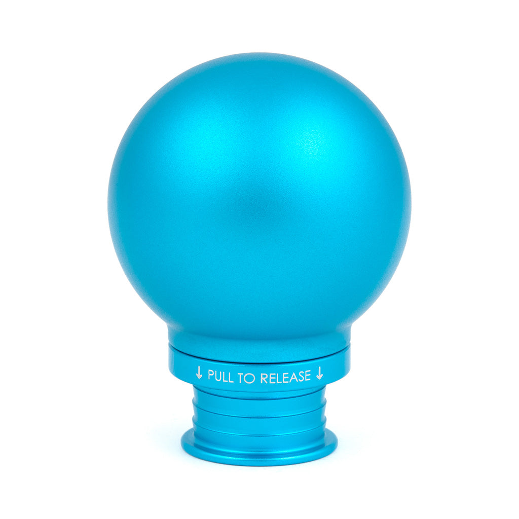 ACUITY POCO Low-Profile Shift Knob in Satin Teal Anodized Finish