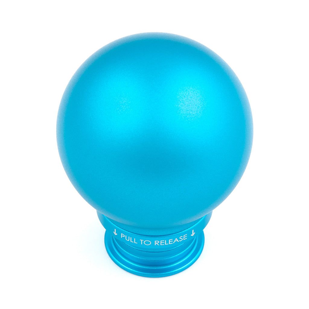 ACUITY POCO Low-Profile Shift Knob in Satin Teal Anodized Finish
